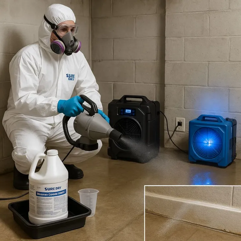 Sanitization and Odor Removal process in Farmington, MI